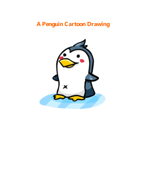 tailieuXANH - A Penguin Cartoon Drawing