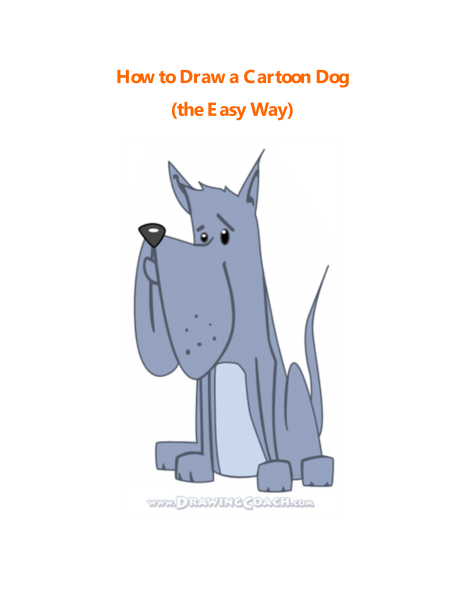 tailieuXANH - How to Draw a Cartoon Dog (the Easy Way)