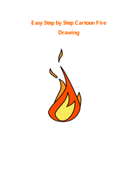 tailieuXANH - Easy Step by Step Cartoon Fire Drawing
