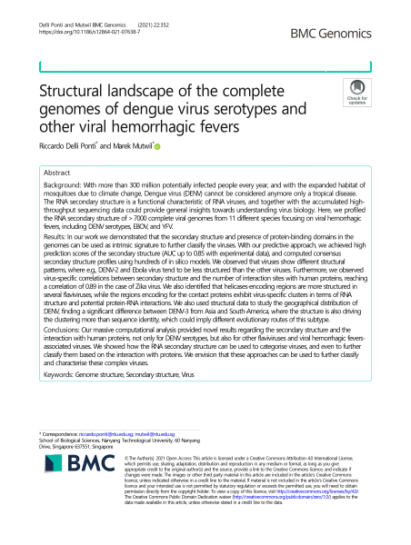 tailieuXANH - Structural landscape of the complete genomes of dengue ...