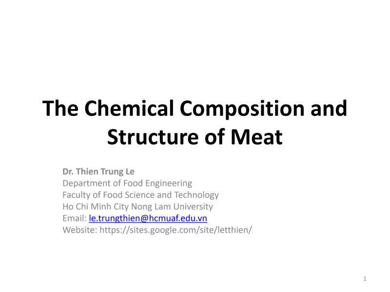 tailieuXANH Lecture Meat science and Meat processing Chapter 2 The