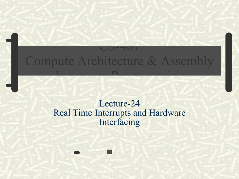 tailieuXANH - Lecture Computer Architecture and Assembly Language ...